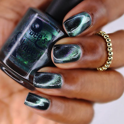 *PRE-ORDER* Bee's Knees Lacquer - Midnight Yoga and Seaweed (Magnetic)