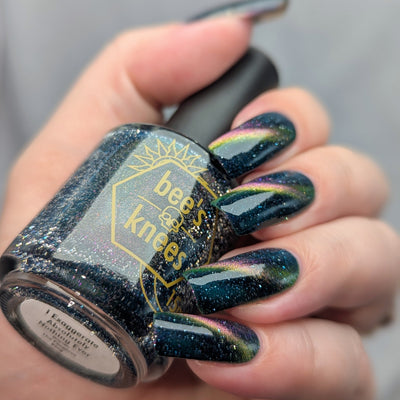 Bee's Knees Lacquer - I Exaggerate Absolutely Nothing Ever (Magnetic)