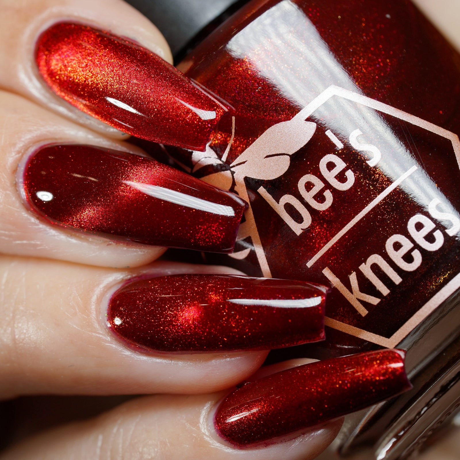 *PRE-ORDER* Bee's Knees Lacquer - Pomegranate Seeds (Magnetic)