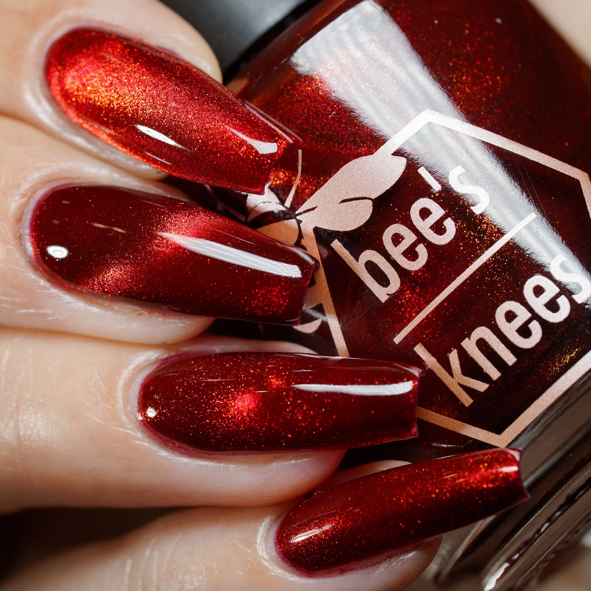 *PRE-ORDER* Bee's Knees Lacquer - Pomegranate Seeds (Magnetic)