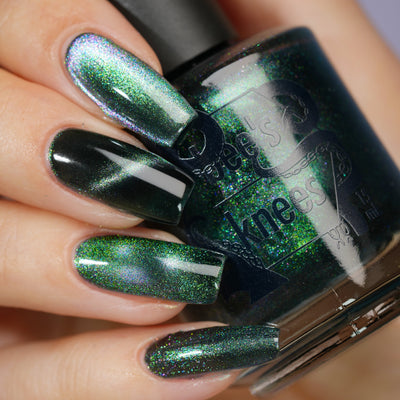 *PRE-ORDER* Bee's Knees Lacquer - Midnight Yoga and Seaweed (Magnetic)