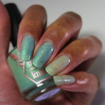 *PRE-ORDER* Bee's Knees Lacquer - Seafoam in My Blood (UV responsive)