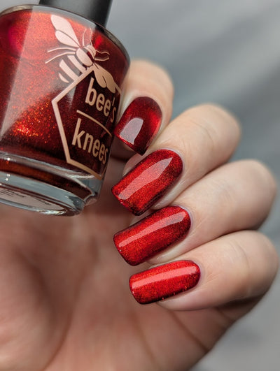 *PRE-ORDER* Bee's Knees Lacquer - Pomegranate Seeds (Magnetic)
