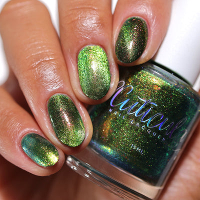 *PRE-ORDER* Cuticula Nail Lacquer - Zombie Sludge (Magnetic)