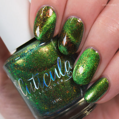 *PRE-ORDER* Cuticula Nail Lacquer - Zombie Sludge (Magnetic)