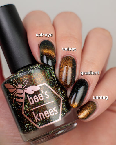 Bee's Knees Lacquer - Advanced Darkness (Magnetic)