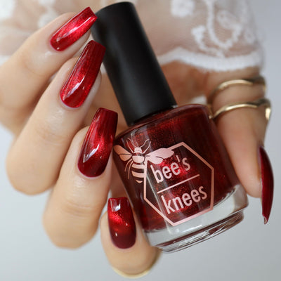 *PRE-ORDER* Bee's Knees Lacquer - Pomegranate Seeds (Magnetic)