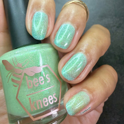 *PRE-ORDER* Bee's Knees Lacquer - Seafoam in My Blood (UV responsive)