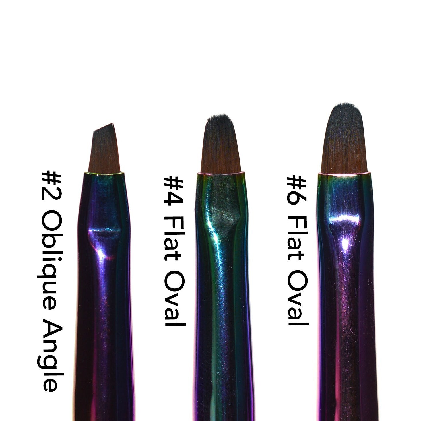 KBShimmer - #6 Flat Oval Clean Up Brush