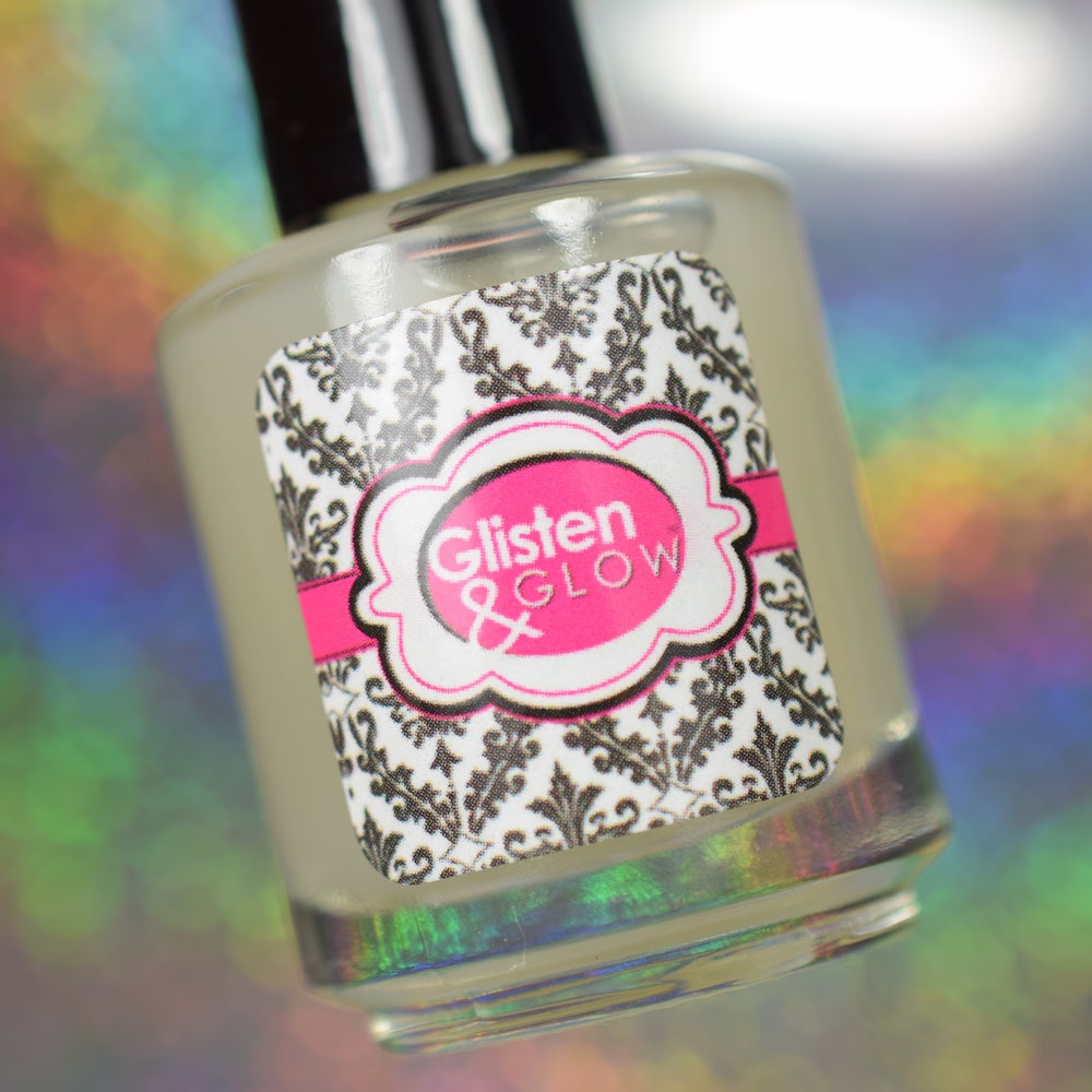 Glisten All That Glitters Pink Glitter Nail Polish | Maniology