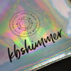 *PRE-SALE* KBShimmer - Silver Holographic Drawstring Backpack